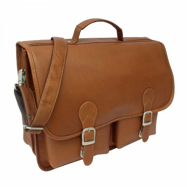 Piel Leather Executive Two Pocket Portfolio Assorted Colors 7 Piel Leather Executive Two Pocket Portfolio Assorted Colors - Image 5