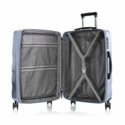 Heys EcoLite 26" Spinner Luggage -SAMSONITE Store EcoLite 26 open steelblue 750x750 2cd39ec5 620f 4f65 b6c2 de1733544f1a