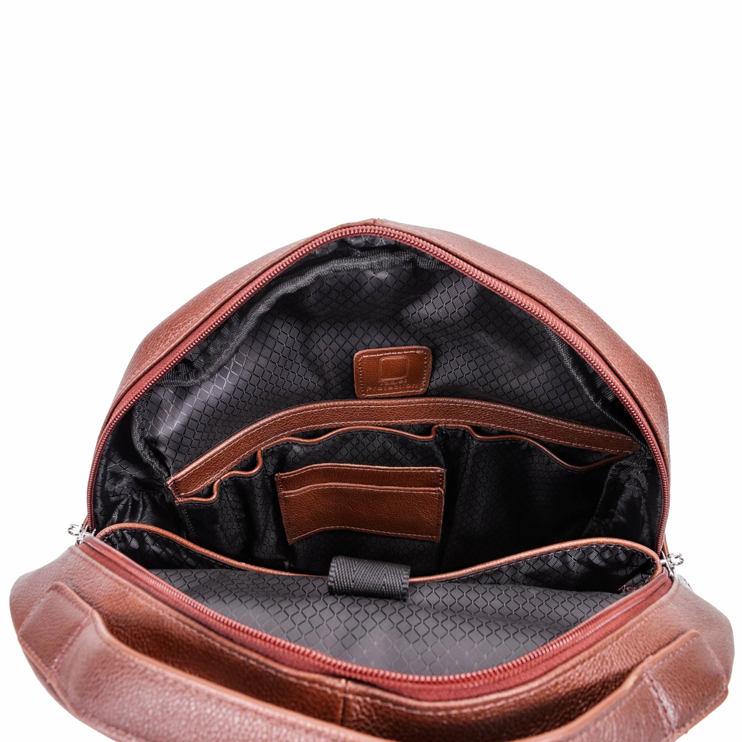 McKlein 15" Leather Business Casual Laptop & Tablet Backpack 4 McKlein 15" Leather Business Casual Laptop & Tablet Backpack - Image 2