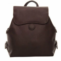 Piel Leather Flap Over Button Backpack Assorted Colors -SAMSONITE Store FLAP OVER BUTTON BACKPACK choco