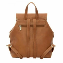 Piel Leather Flap Over Button Backpack Assorted Colors -SAMSONITE Store FLAP OVER BUTTON BACKPACK saddle back