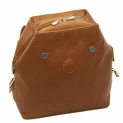 Piel Leather Flap Over Button Backpack Assorted Colors -SAMSONITE Store FLAP OVER BUTTON BACKPACK saddle flap