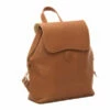 Piel Leather Flap Over Button Backpack Assorted Colors -SAMSONITE Store FLAP OVER BUTTON BACKPACK saddle side