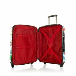 Heys Fernando 21" USA Spinner White -SAMSONITE Store FVT USA 21 open 750x750 089d6645 877a 4a0b b340 058d2ea1b708