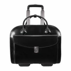 McKlein USA Granville 15.4" Leather Wheeled Laptop Briefcase Assorted Colors -SAMSONITE Store FVVrddFw