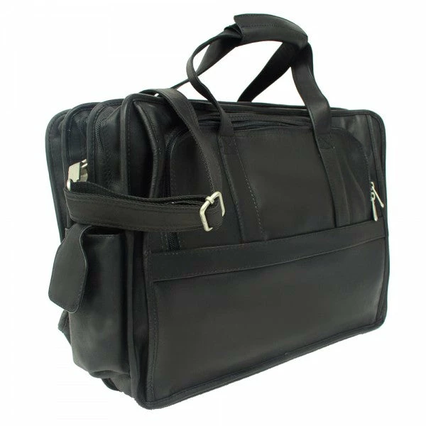 Piel Leather Half Moon Computer Portfolio Assorted Colors 5 Piel Leather Half Moon Computer Portfolio Assorted Colors - Image 3