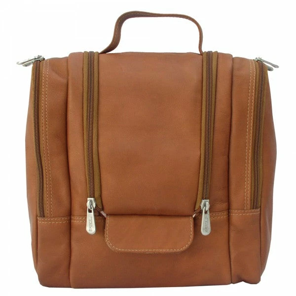 Piel Leather Hanging Travel Toiletry Kit 4 Piel Leather Hanging Travel Toiletry Kit - Image 2