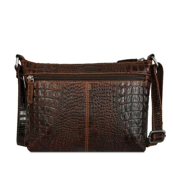 Jack Georges Hand Stained Buffalo Leather With Hornback Croco Emboss 10 Jack Georges Hand Stained Buffalo Leather With Hornback Croco Emboss - Image 8