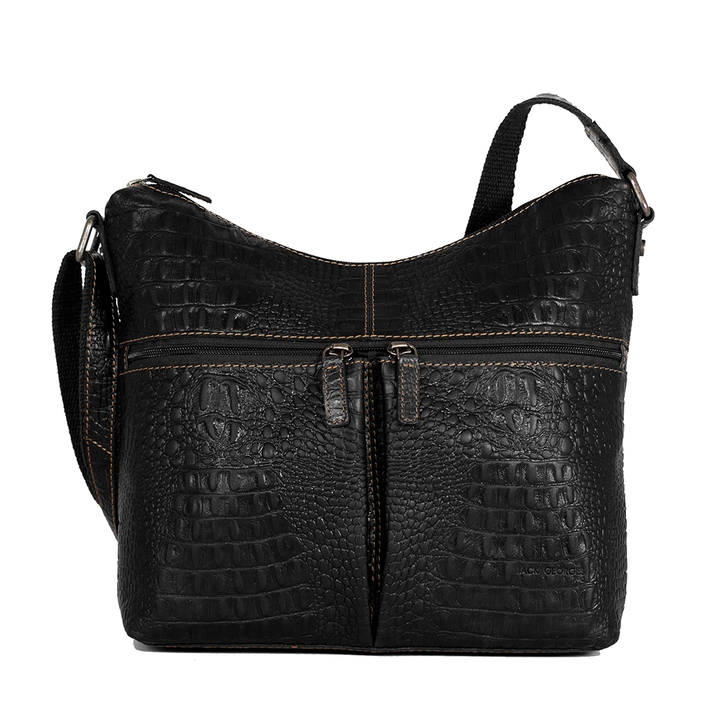 Jack Georges Hornback Croco Hobo Bag 3 Jack Georges Hornback Croco Hobo Bag