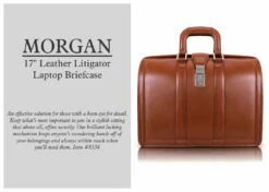 McKlein Morgan 17" Leather Litigator Laptop Briefcase Burgundy 21 McKlein Morgan 17" Leather Litigator Laptop Briefcase Burgundy -SAMSONITE Store HVeI733g