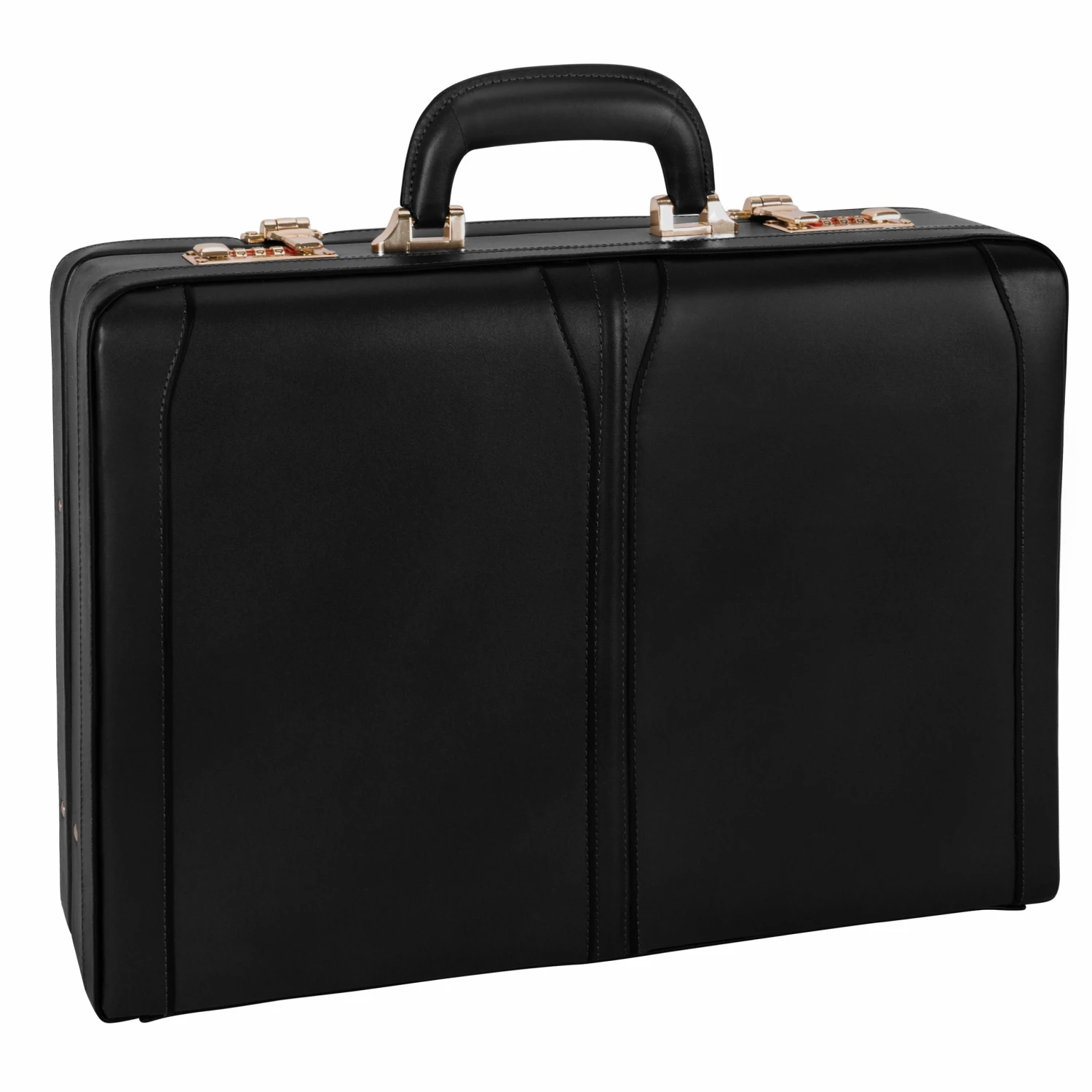 McKlein USA Turner Leather Expandable Attache Case Assorted Colors 3 McKlein USA Turner Leather Expandable Attache Case Assorted Colors