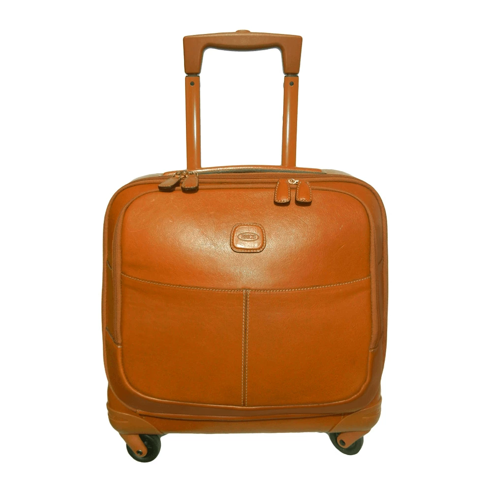 Bric's Life Pelle Quattro Pilot Cabin Case Cognac 3 Bric's Life Pelle Quattro Pilot Cabin Case Cognac
