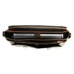 Mancini Buffalo Single Compartment Briefcase For 15'' Laptop -SAMSONITE Store Mancini Single Compartment Briefcase open