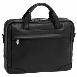 McKlein USA Bridgeport Leather Laptop Briefcase Assorted Colors