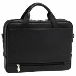 McKlein USA Bridgeport Leather Laptop Briefcase Assorted Colors 11 McKlein USA Bridgeport Leather Laptop Briefcase Assorted Colors -SAMSONITE Store McKlein USA Bridgeport Leather Laptop Briefcase black back