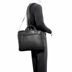 McKlein USA Bridgeport Leather Laptop Briefcase Assorted Colors 12 McKlein USA Bridgeport Leather Laptop Briefcase Assorted Colors -SAMSONITE Store McKlein USA Bridgeport Leather Laptop Briefcase black worn