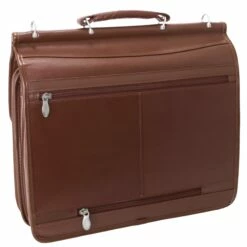 McKlein USA Halsted 15.6" Leather Double Compartment Laptop Briefcase Assorted Colors -SAMSONITE Store McKlein USA Halsted Leather Double Compartment Laptop Case brown back