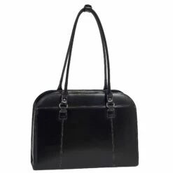 McKlein USA Hillside Leather Ladies Briefcase Assorted Colors -SAMSONITE Store McKlein USA Hillside Leather Ladies Briefcase black back