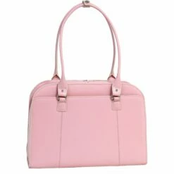 McKlein USA Hillside Leather Ladies Briefcase Assorted Colors -SAMSONITE Store McKlein USA Hillside Leather Ladies Briefcase pink back