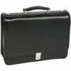 McKlein USA River North 15.4" Leather Triple Compartment Laptop Briefcase Black 1 McKlein USA River North 15.4" Leather Triple Compartment Laptop Briefcase Black -SAMSONITE Store McKlein USA River North Leather Triple Compartment Briefcase Black
