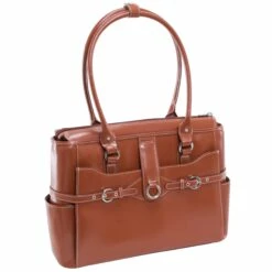 McKlein USA Willow Springs 15.6" Leather Ladies Laptop Briefcase Assorted Colors -SAMSONITE Store McKlein USA Willow Springs Leather Ladies Briefcase brown