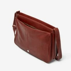 Osgoode Marley Cashmere Leather Messenger Bag 15 Osgoode Marley Cashmere Leather Messenger Bag -SAMSONITE Store MessengerBag Brandy Side 053