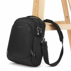 Pacsafe Metrosafe LS250 Econyl Shoulder Bag -SAMSONITE Store MetrosafeLS ECONYL250ShoulderBag 40118138 Black 6