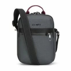 Pacsafe Metrosafe X Anti Theft Vertical Crossbody -SAMSONITE Store MetrosafeX VerticalCrossbody 30620144 Slate 1
