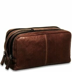 Jack Georges Voyager Leather Zip Toiletry Bag Black -SAMSONITE Store OYAGER TOILETRY BAG side 56df0e44 9e60 47c9 8d5c f56171b024d7