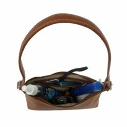 Piel Leather Mini Shoulder Bag Assorted Colors -SAMSONITE Store SHOULDER MINI saddle open