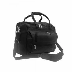 Piel Leather Small Computer Carry On Bag Assorted Colors -SAMSONITE Store SMALL COMPUTER CARRY ON BAG black side