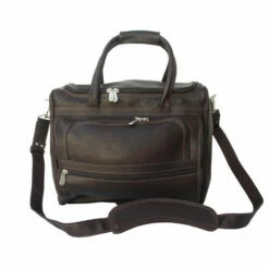 Piel Leather Small Computer Carry On Bag Assorted Colors -SAMSONITE Store SMALL COMPUTER CARRY ON BAG choco