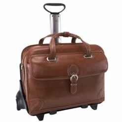 Siamod Carugetto 15.4" Leather Detachable Wheeled Laptop Briefcase 15 Siamod Carugetto 15.4" Leather Detachable Wheeled Laptop Briefcase -SAMSONITE Store Siamod Carugetto Leather Detachable Wheeled Laptop Case Cognac