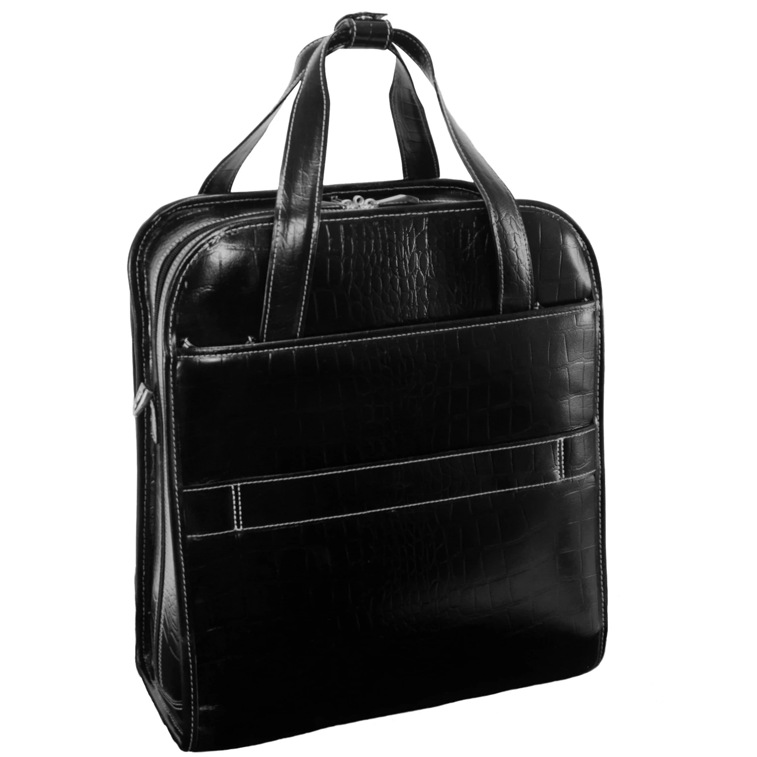 Siamod Novembre 15.6" Leather Ladies’ Vertical Detachable Wheeled Laptop Briefcase 7 Siamod Novembre 15.6" Leather Ladies’ Vertical Detachable Wheeled Laptop Briefcase - Image 5