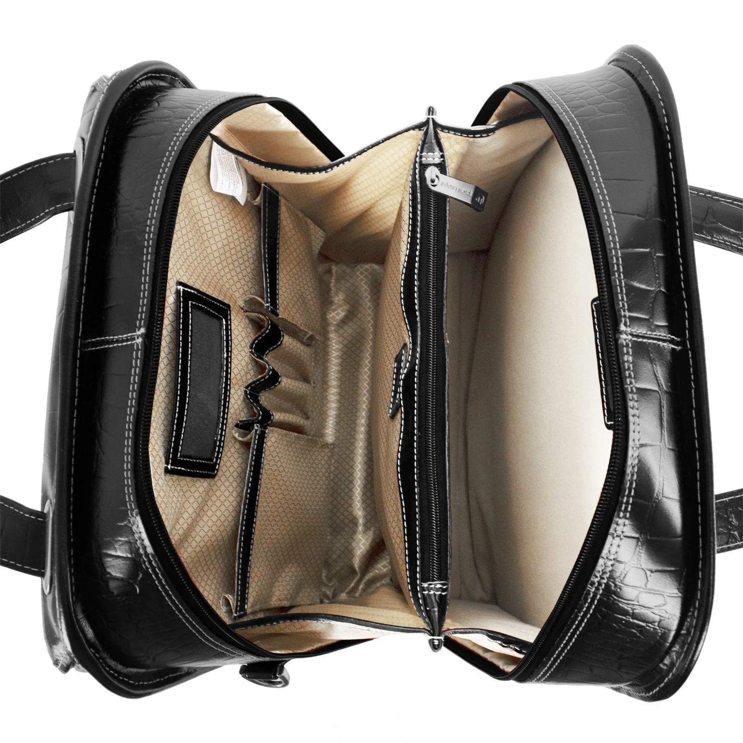 Siamod Novembre 15.6" Leather Ladies’ Vertical Detachable Wheeled Laptop Briefcase 4 Siamod Novembre 15.6" Leather Ladies’ Vertical Detachable Wheeled Laptop Briefcase - Image 2