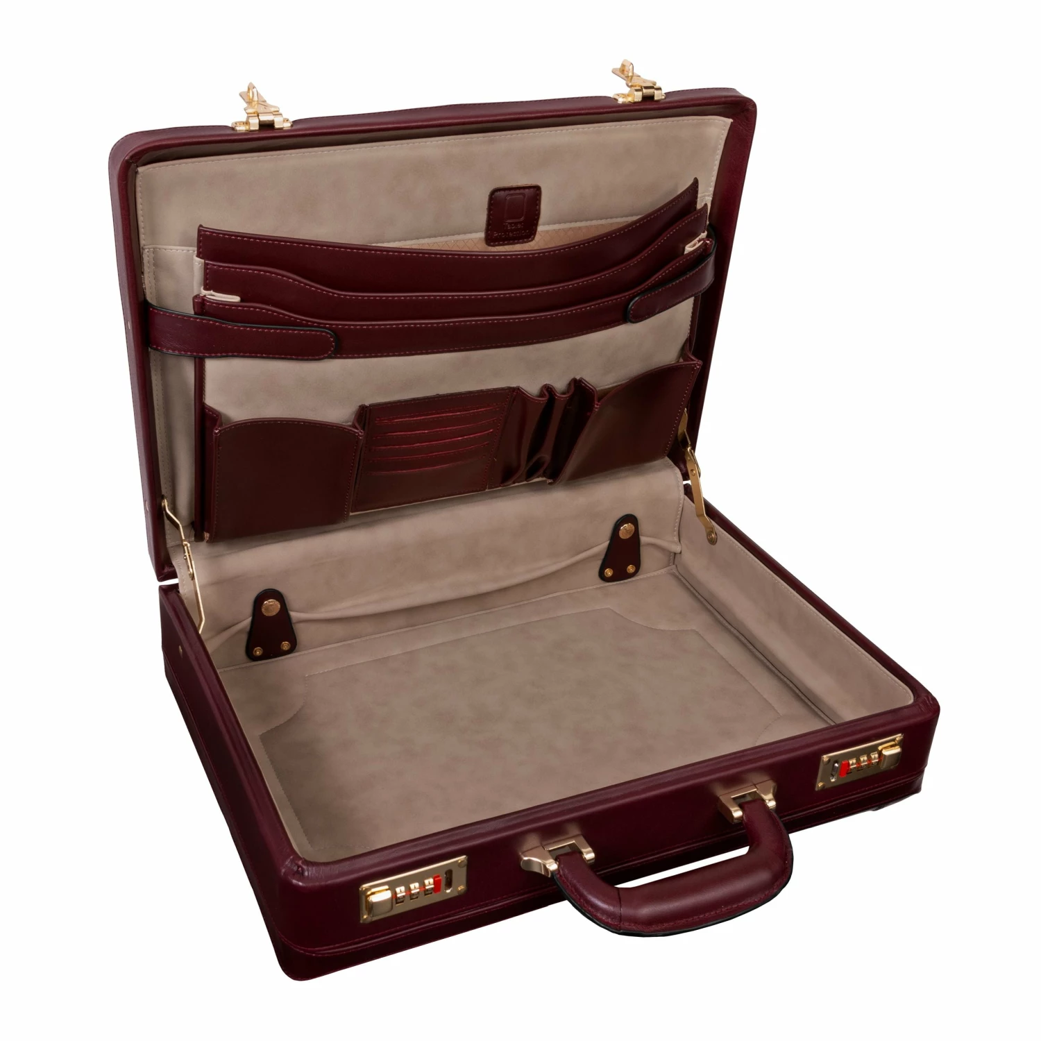 McKlein USA Turner Leather Expandable Attache Case Assorted Colors 10 McKlein USA Turner Leather Expandable Attache Case Assorted Colors - Image 8