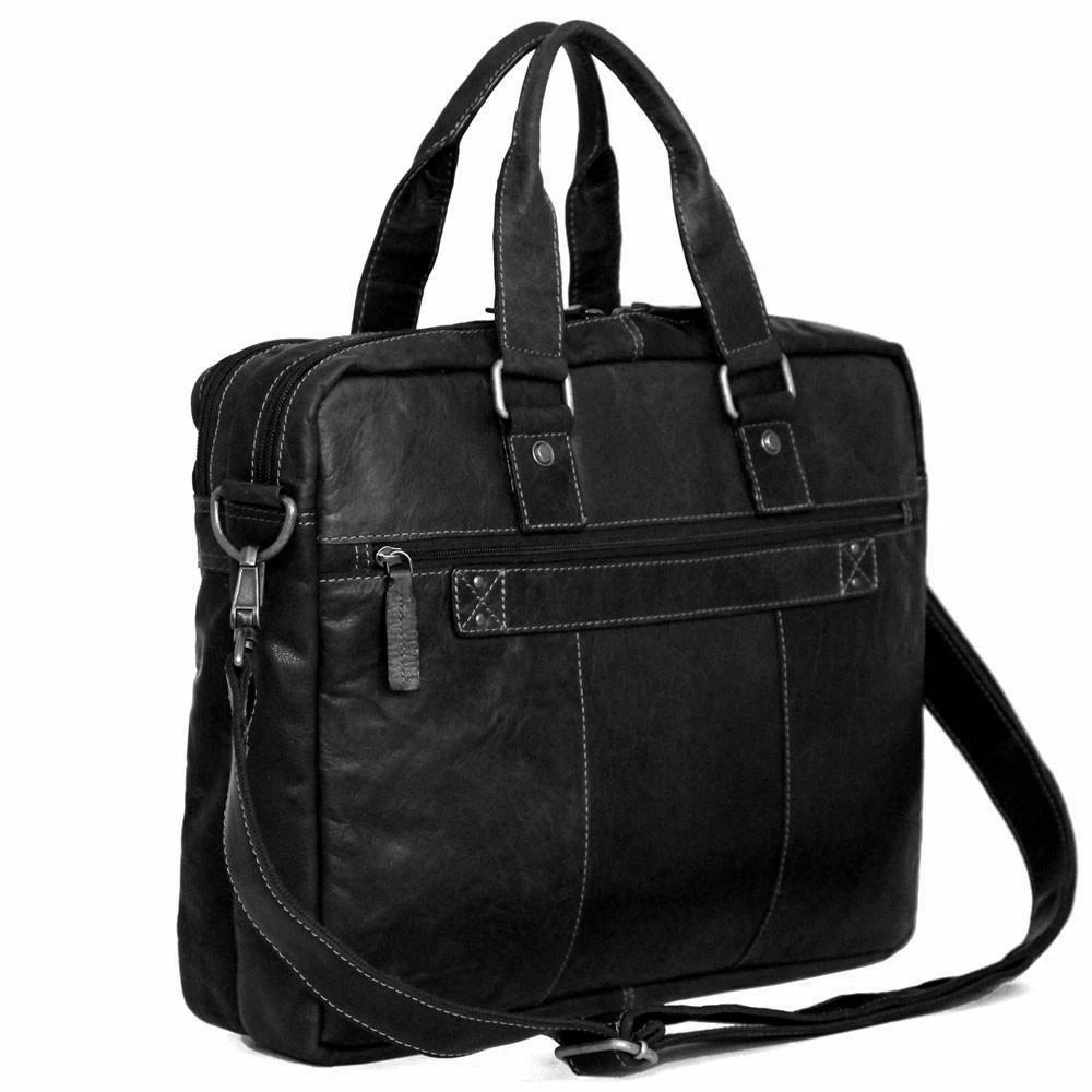 Jack Georges Voyager Large Double Gusset Briefcase Black 5 Jack Georges Voyager Large Double Gusset Briefcase Black - Image 3