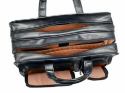 McKlein USA Clinton 17" Leather Patented Detachable Wheeled Laptop Briefcase -SAMSONITE Store Wmu0NlFk