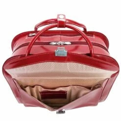 McKlein USA Granville 15.4" Leather Wheeled Laptop Briefcase Assorted Colors -SAMSONITE Store Y2 F3yrw