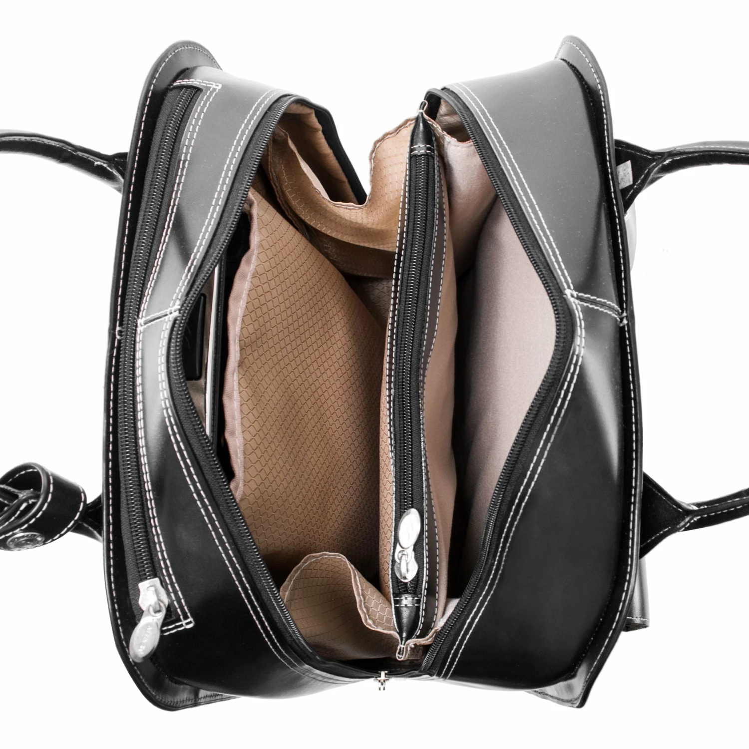 McKlein USA Uptown 15.4" Leather Vertical Wheeled Ladies' Laptop Briefcase 11 McKlein USA Uptown 15.4" Leather Vertical Wheeled Ladies' Laptop Briefcase - Image 9