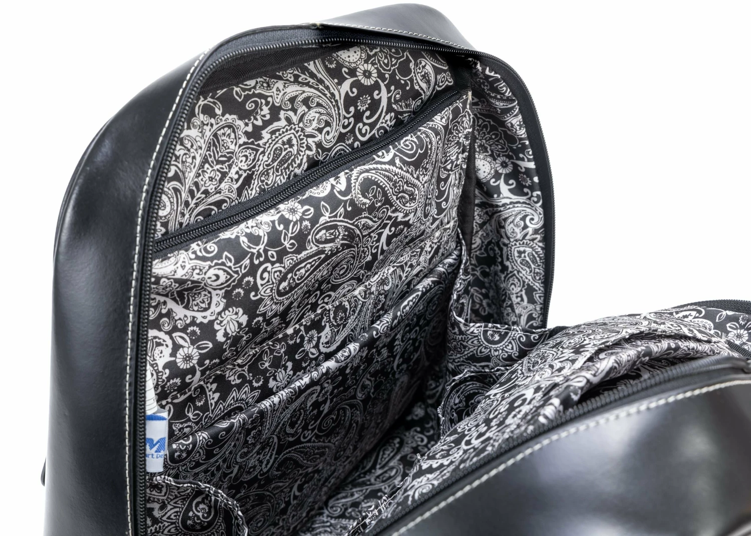 Mcklein MARYVILLE | 11" Leather Business Laptop Tablet Backpack 4 Mcklein MARYVILLE | 11" Leather Business Laptop Tablet Backpack - Image 2