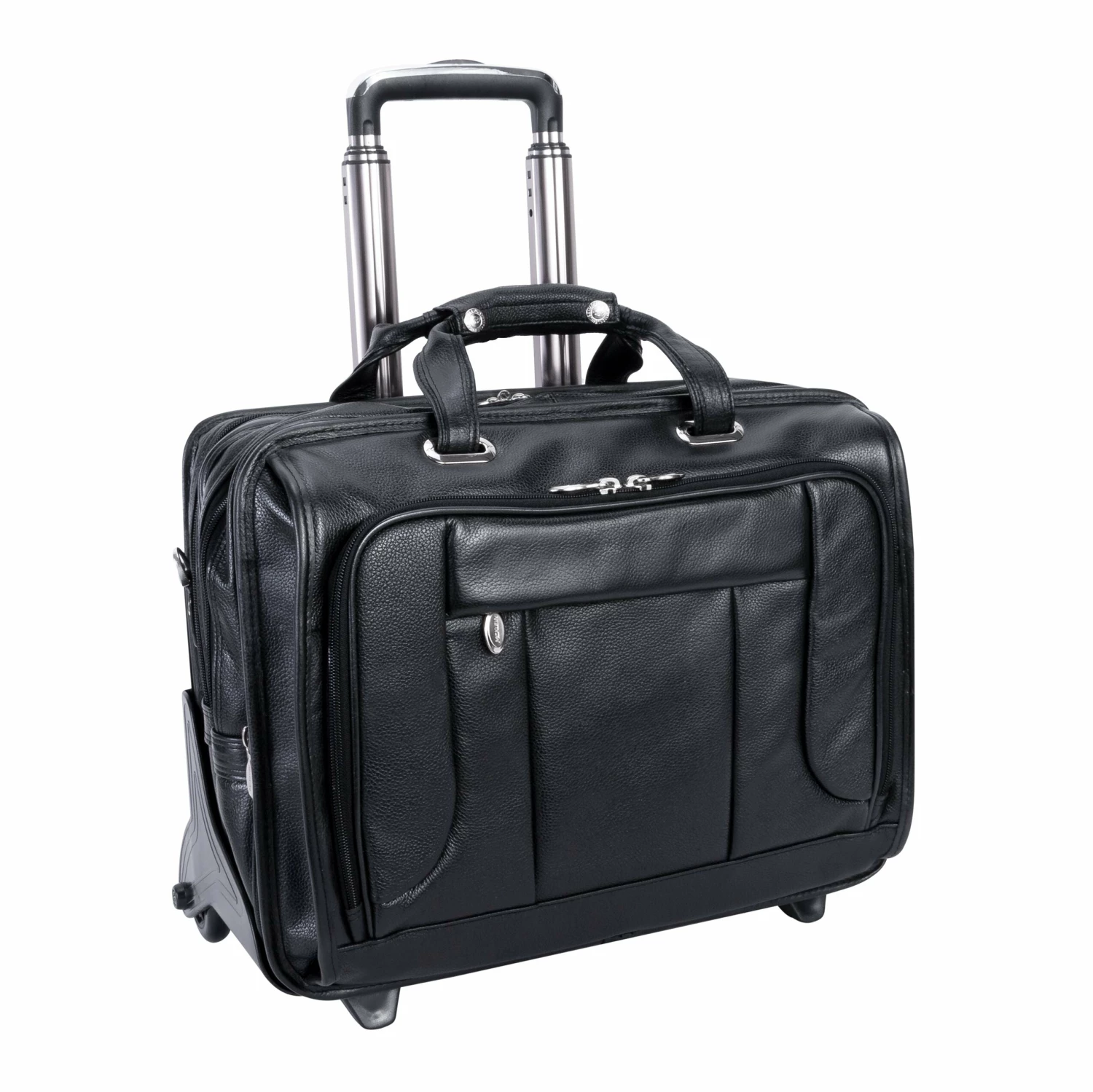 McKlein USA West Town 15.6" Leather Fly Through Checkpoint Friendly Detachable Wheeled Laptop Briefcase Assorted Colors 12 McKlein USA West Town 15.6" Leather Fly Through Checkpoint Friendly Detachable Wheeled Laptop Briefcase Assorted Colors - Image 10