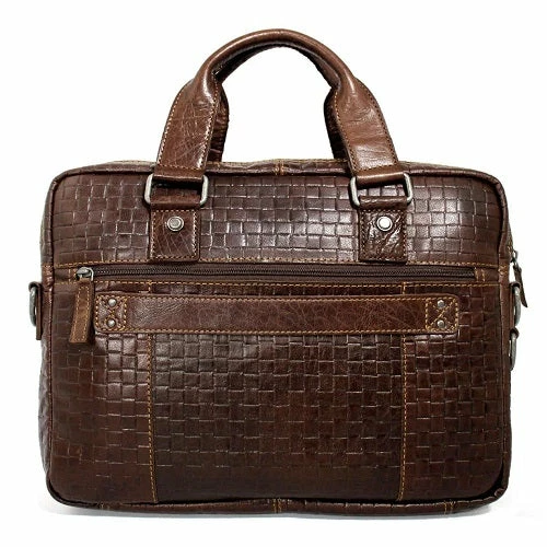 Jack Georges Voyager Woven Professional Zippered Briefcase 4 Jack Georges Voyager Woven Professional Zippered Briefcase - Image 2