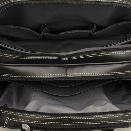 Mcklein REDWOOD | Leather Wheeled Ladies Laptop Case 4 Mcklein REDWOOD | Leather Wheeled Ladies Laptop Case - Image 2