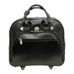 Mcklein REDWOOD | Leather Wheeled Ladies Laptop Case