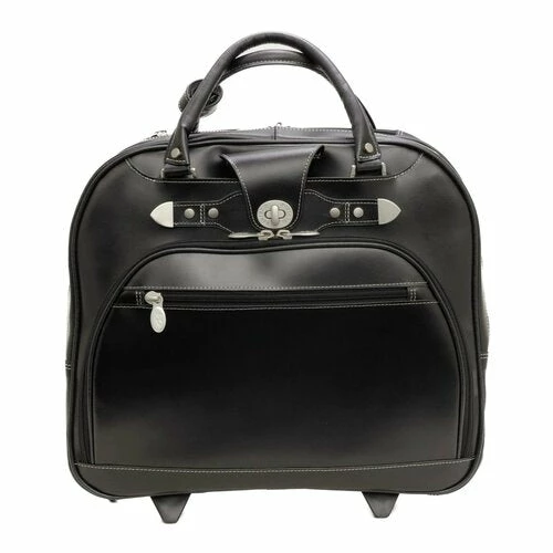 Mcklein REDWOOD | Leather Wheeled Ladies Laptop Case 3 Mcklein REDWOOD | Leather Wheeled Ladies Laptop Case