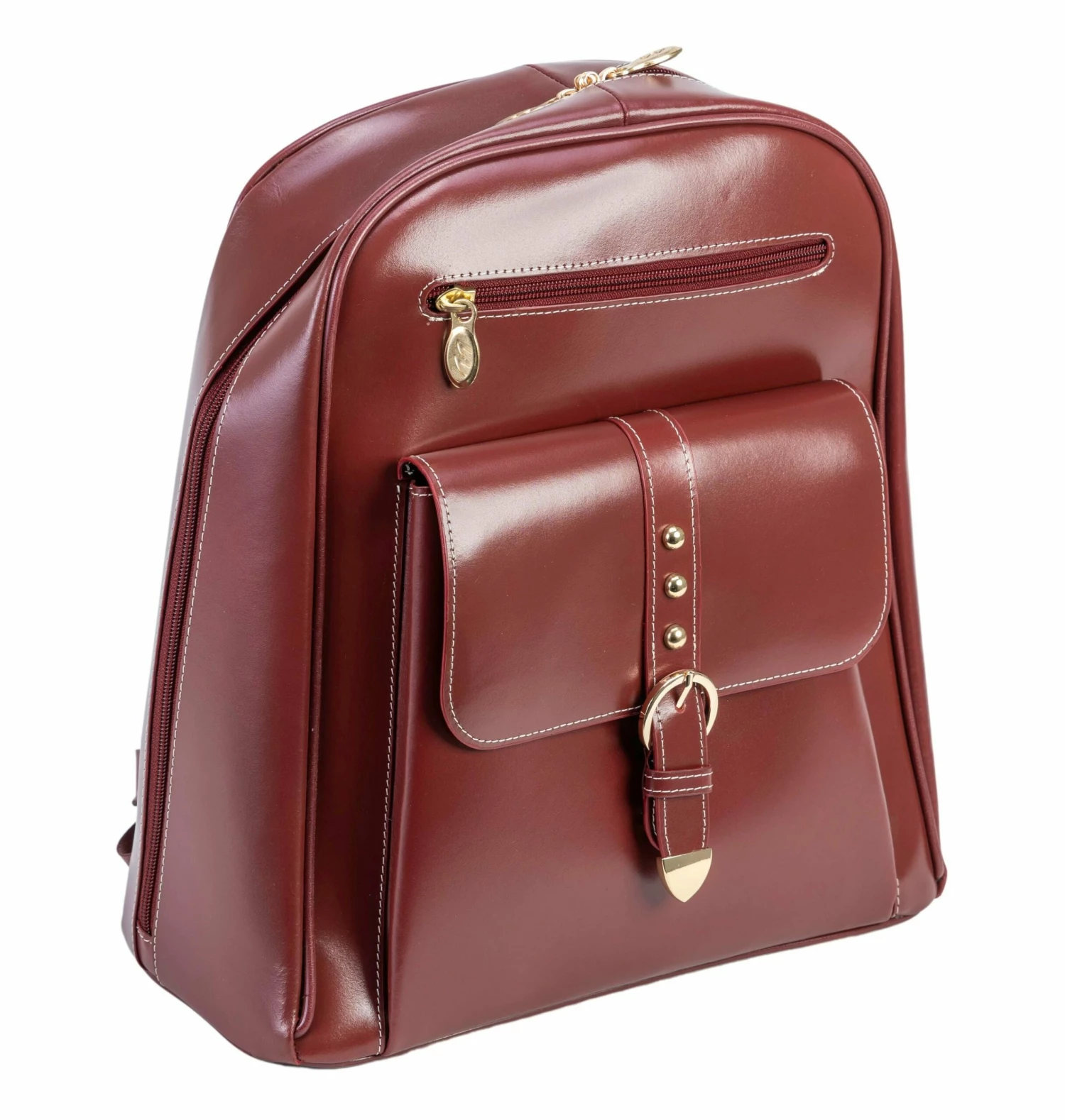 Mcklein MADISON | 11" Leather Business Laptop Tablet Backpack 7 Mcklein MADISON | 11" Leather Business Laptop Tablet Backpack - Image 5