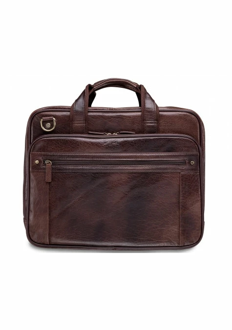 Mancini Arizona Double Compartment Zip Briefcase For 15.6'' Laptop 10 Mancini Arizona Double Compartment Zip Briefcase For 15.6'' Laptop - Image 8