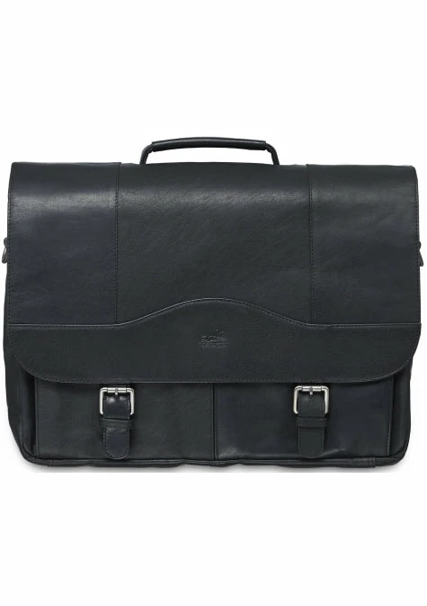 Mancini Buffalo Porthole Briefcase For 15.6'' Laptop Or Tablet 5 Mancini Buffalo Porthole Briefcase For 15.6'' Laptop Or Tablet - Image 3