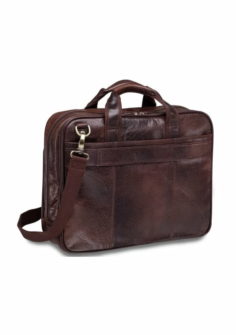 Mancini Arizona Double Compartment Zip Briefcase For 15.6'' Laptop 11 Mancini Arizona Double Compartment Zip Briefcase For 15.6'' Laptop - Image 9